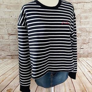 Youth in Revolt striped jadore sweatshirt